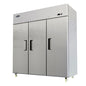 Atosa MBF8006GR 77 3/4" 3 Section Solid Door Reach-In Refrigerator