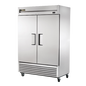 True TS-49F-FLX-HC 54 1/8" 2 Section Reach-In Refrigerator Freezer