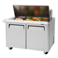 Turbo Air MST-48-18-N 48 1/4" 2 Doors 18 Pan Mega Top Sandwich / Salad Prep Table