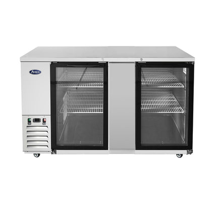 Atosa MBB69GGR 68" Glass Door Back Bar Cooler