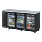 Turbo Air TBB-24-72SGD-N 73 1/8" Glass Door Back Bar Cooler
