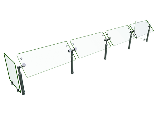Hatco B950SWIVEL-132 132" Sneeze Guard