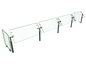 Hatco B950SWIVEL-132 132" Sneeze Guard
