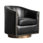 Flash Furniture BS-AC22-061-BLKPU-GG 27 3/4" Dining Chair