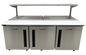 Traulsen CLST-7220-DW-LLD 72 1/2" 24 Pan Sandwich / Salad Prep Table