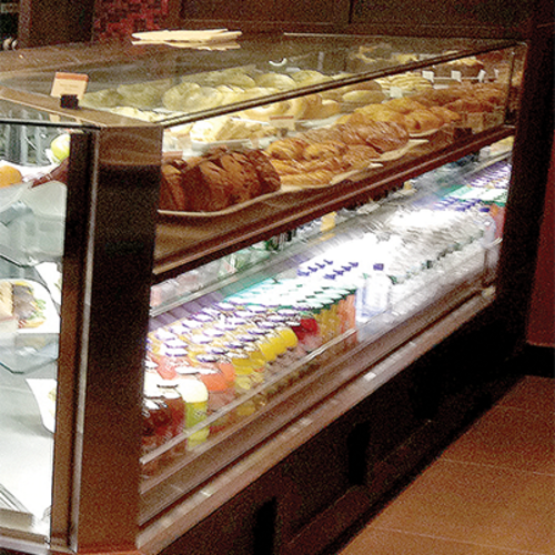 RPI SCMB72R-CD-MTLH-H54 72" Refrigerated Display Case