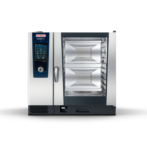 RATIONAL ICP 10-FULL NG 208/240 1PH AD-QS 42 1/4" Gas Combi Oven