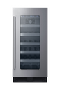 Summit ALWC15CSS 14 3/4" Wine Cellar Cabinet
