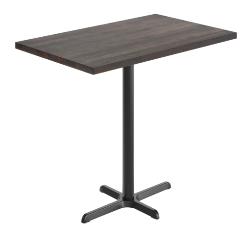 Flash Furniture GSF-REC3048-DKBRN-T2230B-GG 30" Table Top