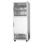 Beverage-Air RI18HC-HGS 27 1/4" 1 Section Solid & Glass Door Reach-In Refrigerator