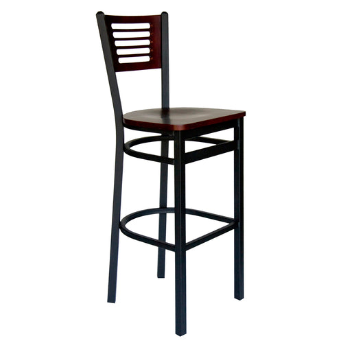 BFM Seating 2151B-SB W 17 1/2" Barstool