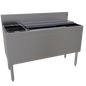 Glastender CBA-48L-CP10-ED 48" Underbar Ice Bin / Cocktail Station