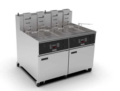 Giles EOF-24 DOUBLE BANK 50 3/4" Electric Countertop Fryer