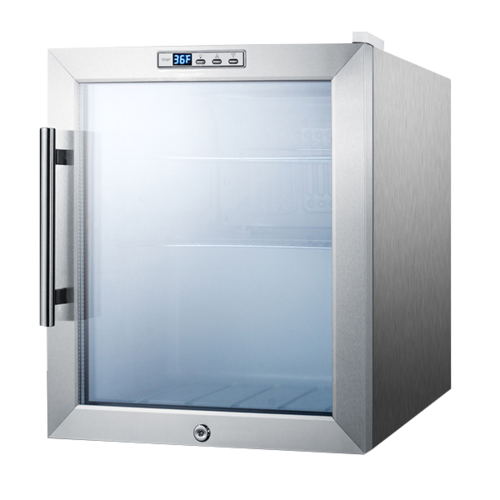 Summit SCR215LCSS 17" Refrigerated Merchandiser