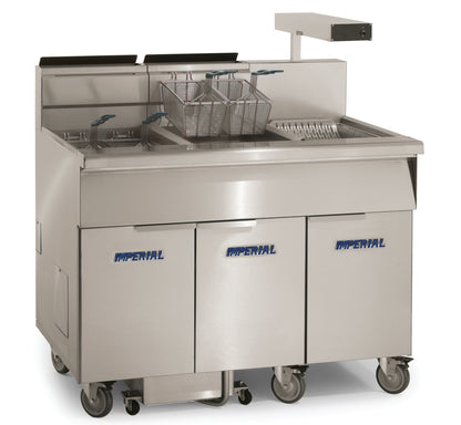 Imperial IFSCB550E 93" (5) 50 lb Electric Fryer Battery