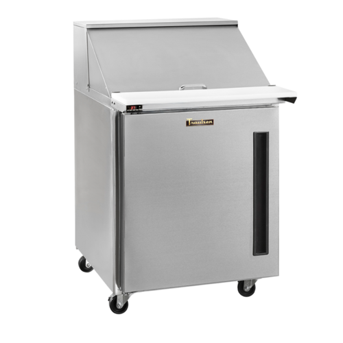 Traulsen CLPT-2712-SD-L-LK 27 7/8" 1 Door 12 Pan Mega Top Sandwich / Salad Prep Table
