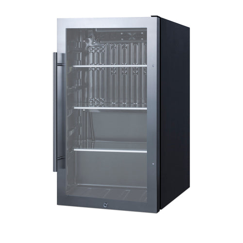 Summit SPR488BOSADA 19" Solid Door Undercounter Refrigerator