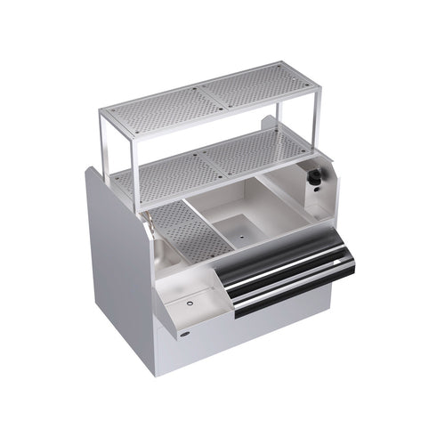 Krowne KRPT-54ARP-10 54" Underbar Ice Bin / Cocktail Station