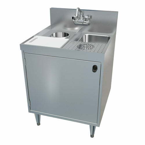 LaCrosse MS2-HSGR 24" Underbar Ice Bin / Cocktail Station