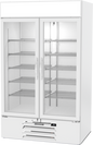 Beverage-Air MMR44HC-1-W-IQ 47" 2 Section Refrigerated Merchandiser