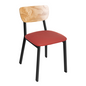 BFM Seating JS10CG7-NTSB 18" Dining Chair