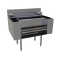 Glastender CBA-36-CP10-CS Underbar Ice Bin / Cocktail Station