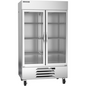 Beverage-Air HBF44HC-1-G 47" 2 Section Glass Door Reach-In Freezer