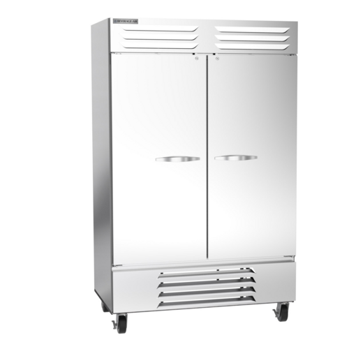 Beverage-Air FB49HC-1S 52" 2 Section Solid Door Reach-In Freezer