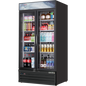 Everest EMSGR33B 39 3/8" 2 Section Refrigerated Merchandiser