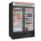 True GDM-49-HC~TSL01 54 1/8" 2 Section Refrigerated Merchandiser