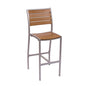 BFM Seating PH102BTKSV 18 1/2" Patio Barstool