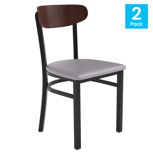 Flash Furniture 2-XU-DG6V5GYV-WAL-GG 17" Dining Chair