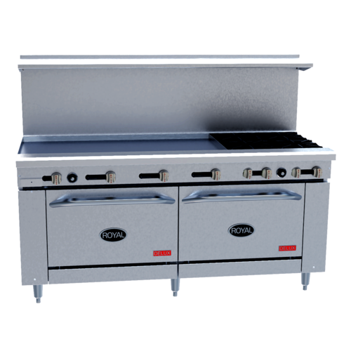 Royal Range RDR-G72-CC 72" Gas Restaurant Range