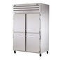 True STR2DT-4HS-HC 52 5/8" 2 Section Solid Door Reach-In Refrigerator Freezer