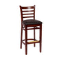 BFM Seating ZWB101DM GR1 17" Barstool