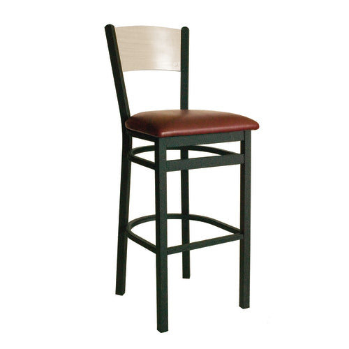 BFM Seating 2150B-SB GR1 17 1/2" Barstool