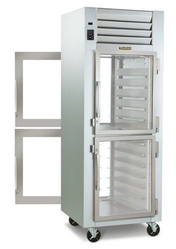 Traulsen RHT126WP-HHG 29 7/8" 1 Section Glass Door Pass-Thru Refrigerator