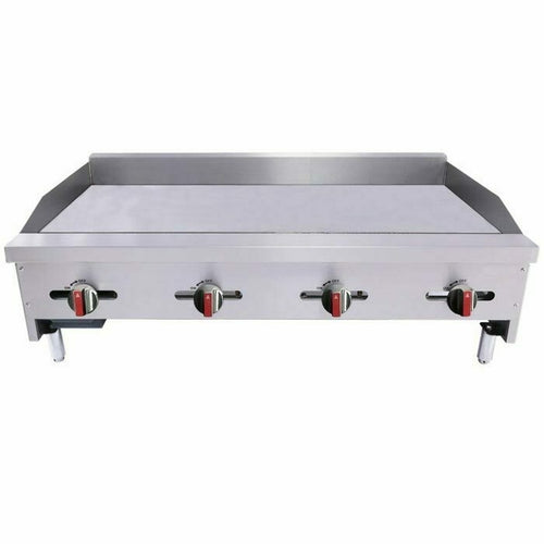 BakeMax BACG48-4 48 1/4" Gas Countertop Griddle