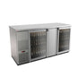Micro Matic MBB68GS-E 69 1/2" Glass Door Back Bar Cooler
