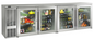 Perlick BBS108 108" Solid Door Back Bar Cooler