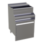 Glastender E-IB-24 24" Underbar Ice Bin / Cocktail Station