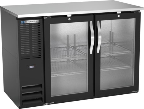 Beverage-Air BBN48HC-G-B 48" Glass Door Back Bar Cooler