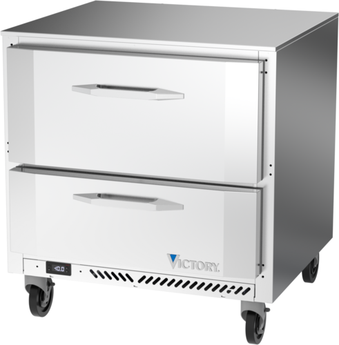 Victory VUFD32HC-2 32" Solid Door Undercounter Freezer