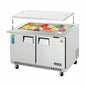 Everest EOTP2 47 1/2" 2 Doors 18 Pan Mega Top Sandwich / Salad Prep Table