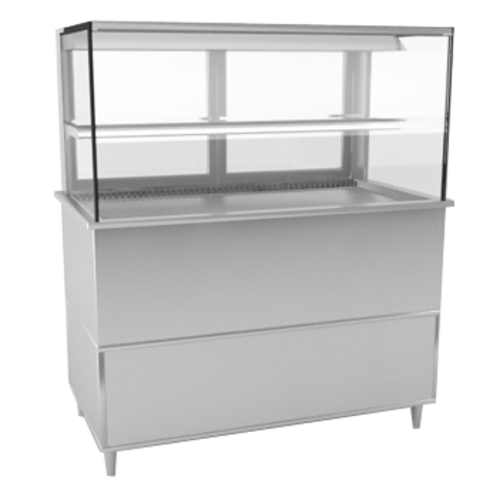 RPI VICD3-20-R-SQ-SC-INS 44 3/8" Refrigerated Display Case