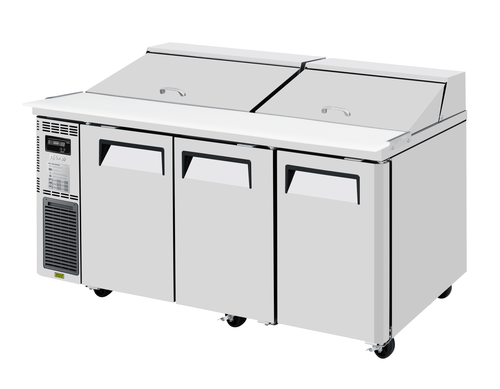 Turbo Air JST-72-N 70 7/8" 3 Doors 19 Pan Sandwich / Salad Prep Table