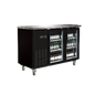Entree BB-2D-60-G-SI-HC 58 3/4" Solid Door Back Bar Cooler