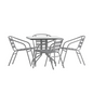 Flash Furniture TLH-0732SQ-017CSV4-GG 31 1/2" Patio Dining Set