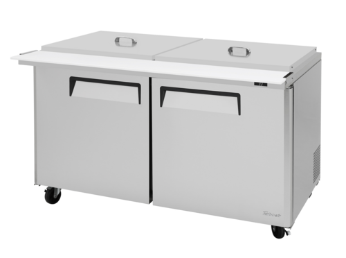 Turbo Air MST-60-24-N-RC 60 3/8" 2 Doors 24 Pan Mega Top Sandwich / Salad Prep Table