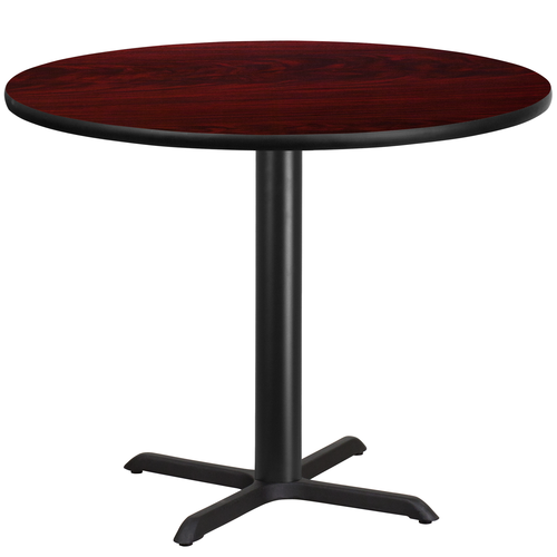 Flash Furniture XU-RD-42-MAHTB-T3333-GG Dining Table